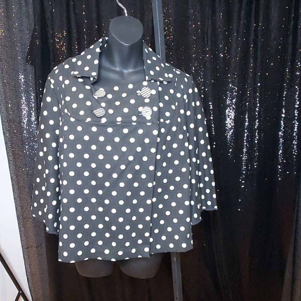 Womens jacket with matching clutch bag